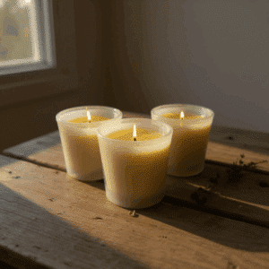 beeswax votive candles