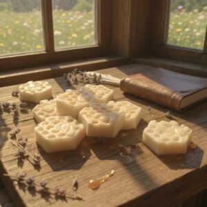 Handmade honey and shea butter orange oil soap