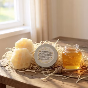 Raw Honey Gift Set: Handmade Soap, Balm & Drizzler